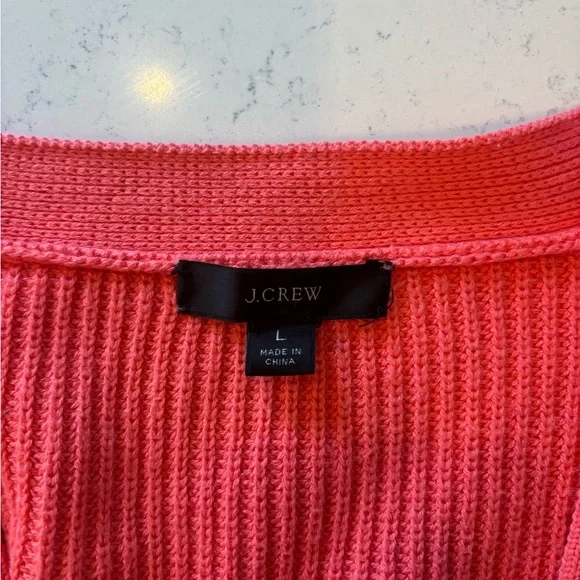 J.Crew V-neck cotton-cashmere cardigan sweater in Large - Picture 4 of 10